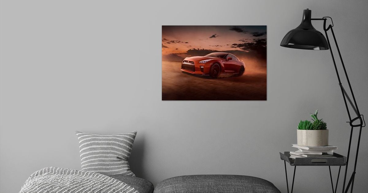 'nissan Gtr' Poster By Supercar Blonde 