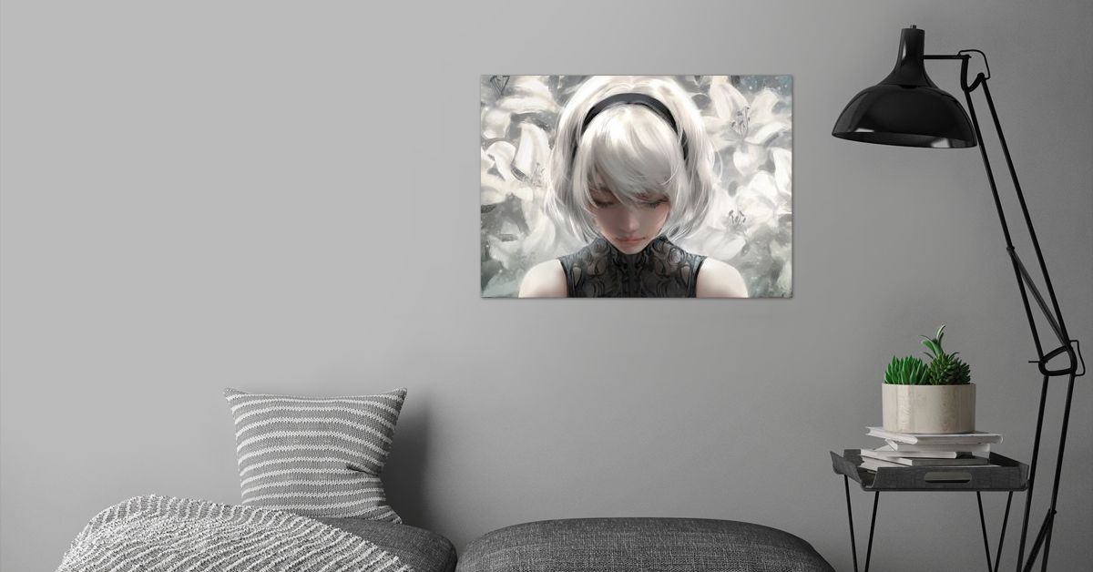 'Nier Automata 2b' Poster by 23 issy Displate