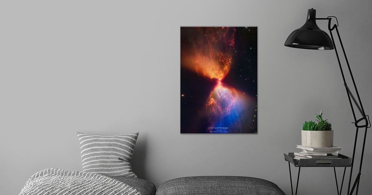 'L1527 and Protostar' Poster by Galaxy Images | Displate