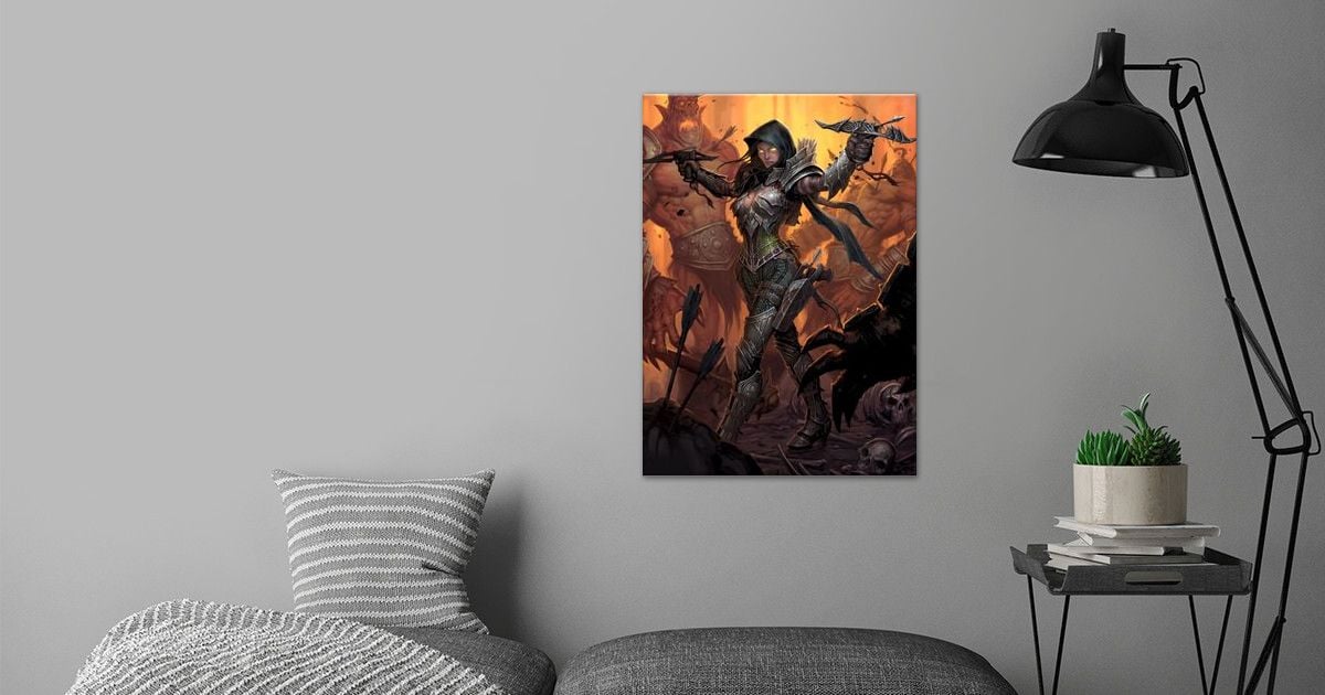 'Demon Hunter' Poster by Diablo | Displate