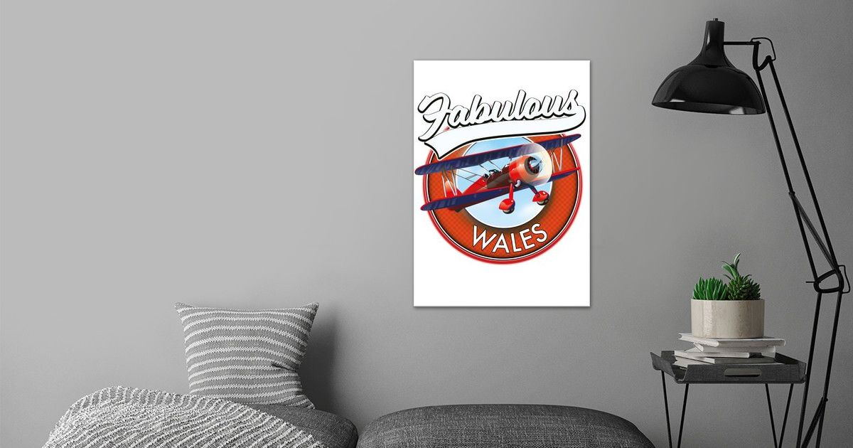 'Fabulous Wales ' Poster by Nick Greenaway | Displate