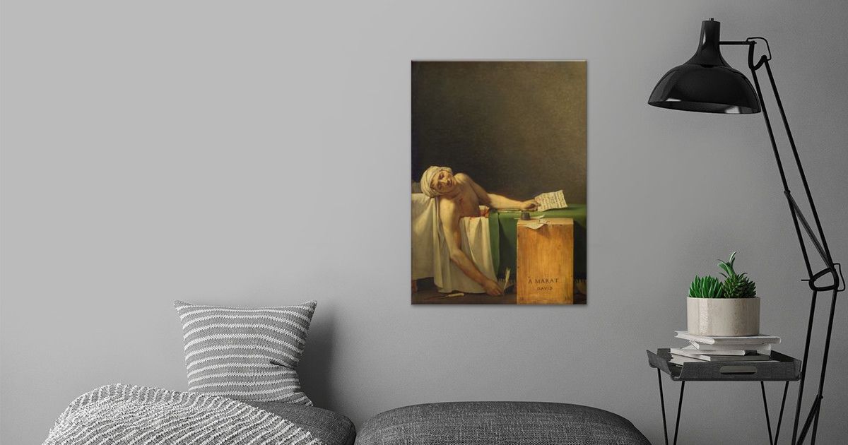 'Death of Marat ' Poster by tony4urban | Displate