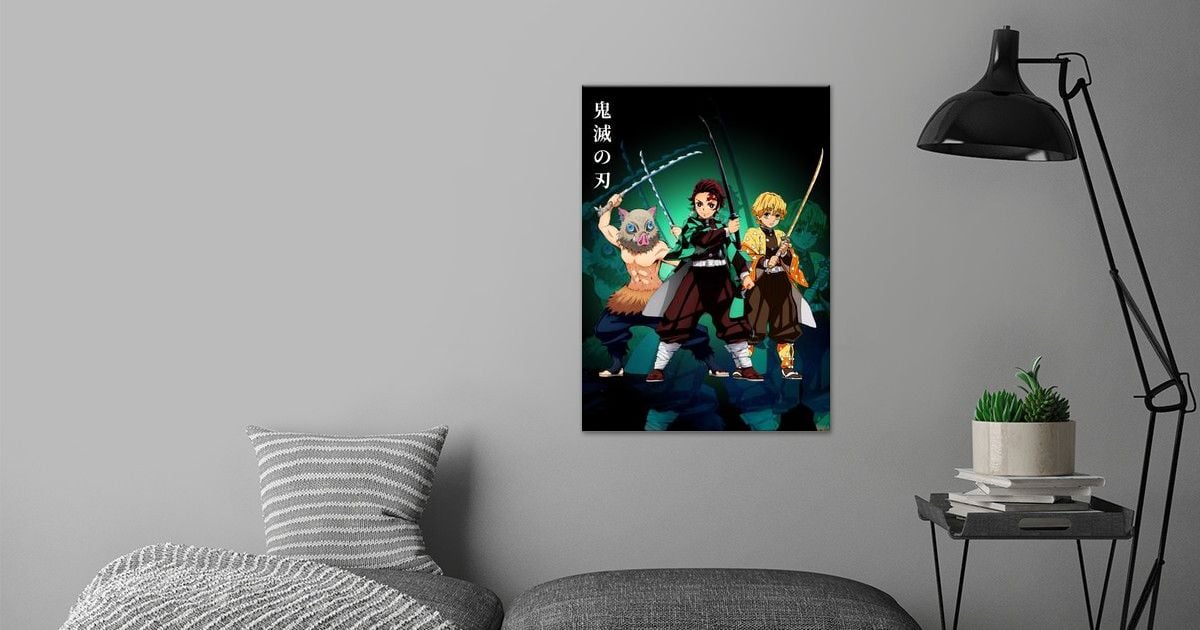Demon Slayer Poster By Andie Liper Displate