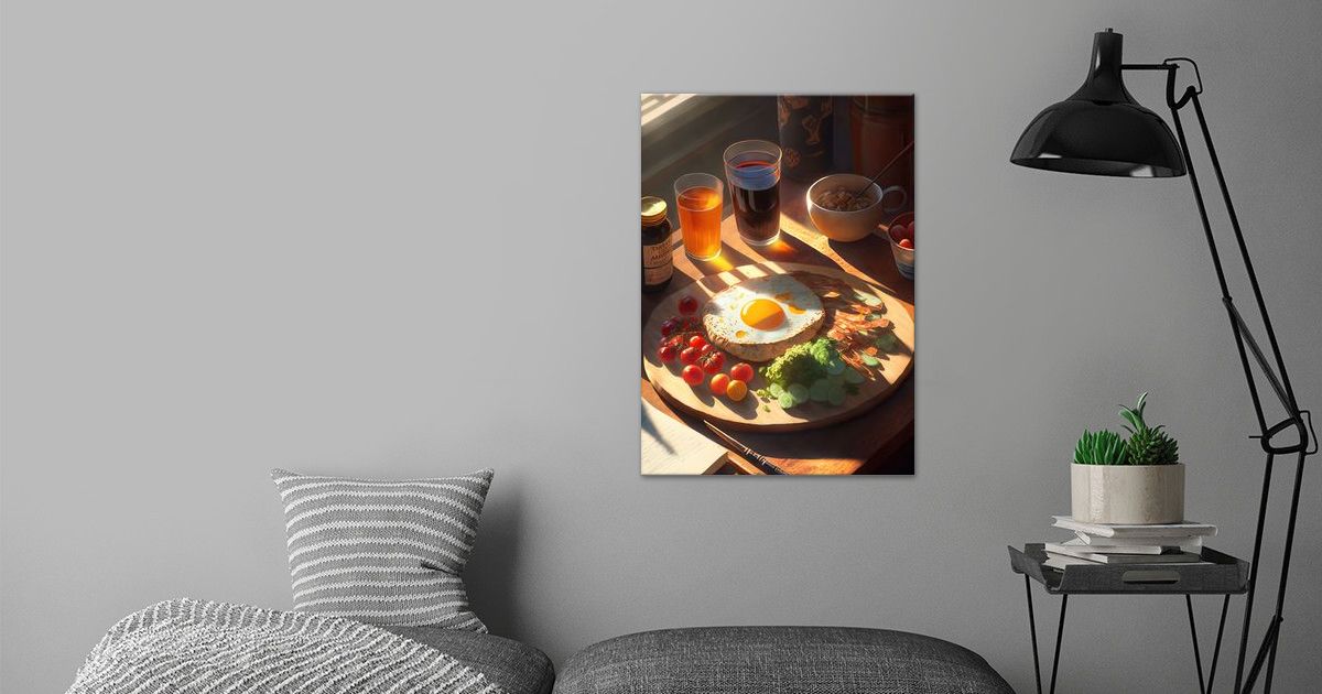 'Morning Breakfast' Poster by Oknice | Displate