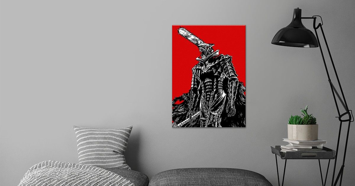 'Berserk Guts Chainsaw Man' Poster by tribun kidul Displate