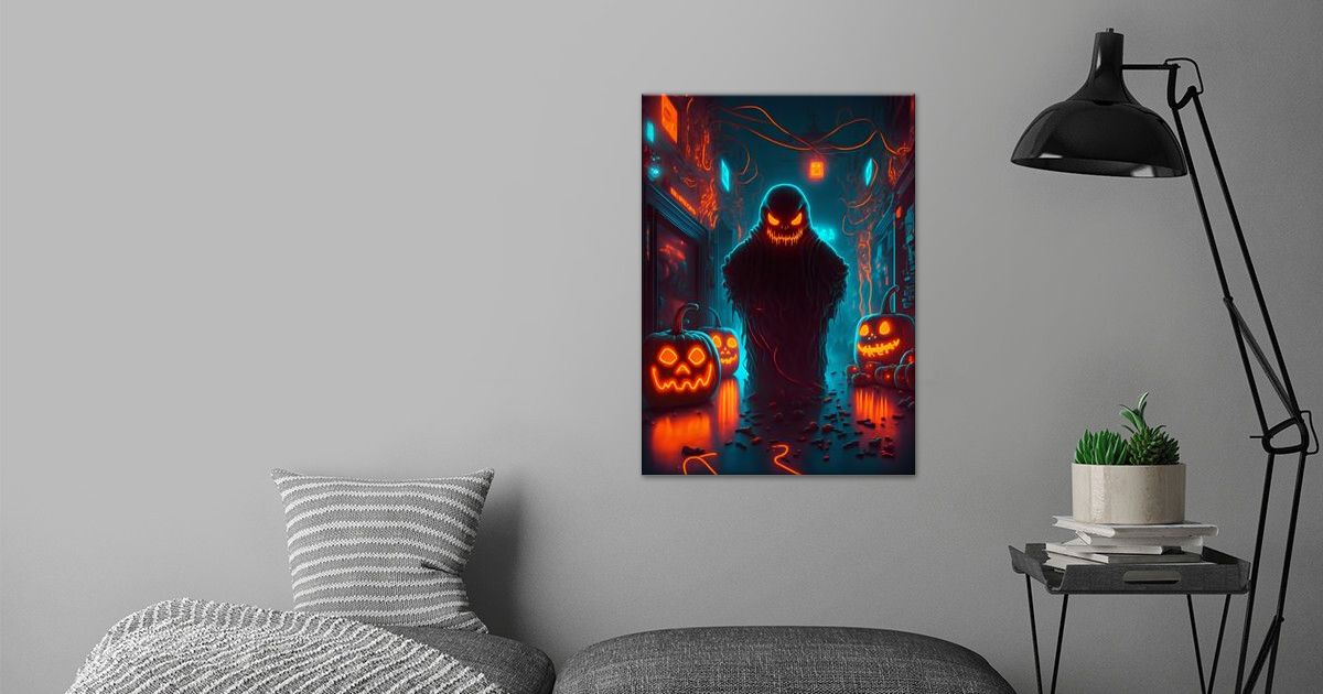 'Neon Scarecrow' Poster by Neugebauer | Displate