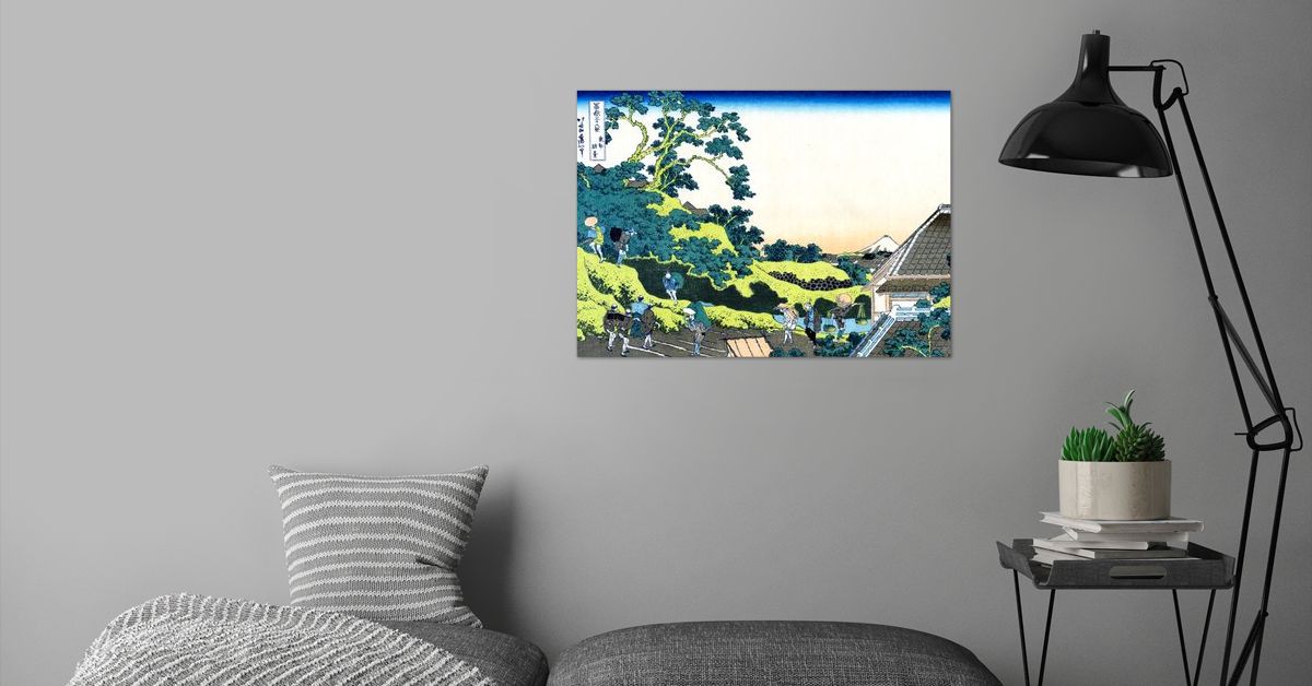 'Sundai Edo by Hokusai' Poster by ViktorDesigns | Displate