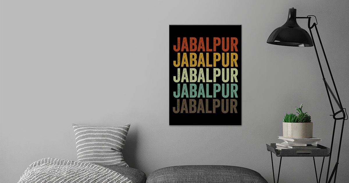 'Jabalpur India Retro' Poster by AestheticAlex Displate