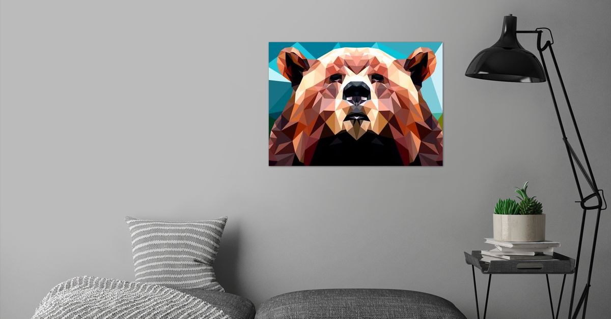 'Bear' Poster by toan nguyen | Displate