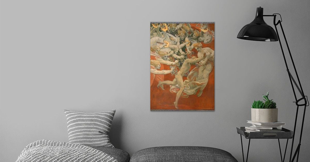 'orestes pursued by furies' Poster by Sloka | Displate