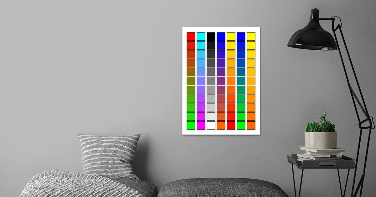 'Color gradation' Poster by Jon Polly | Displate