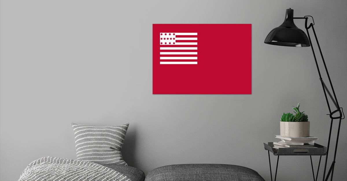 'Brandywine flag' Poster by anamaria tudor Displate