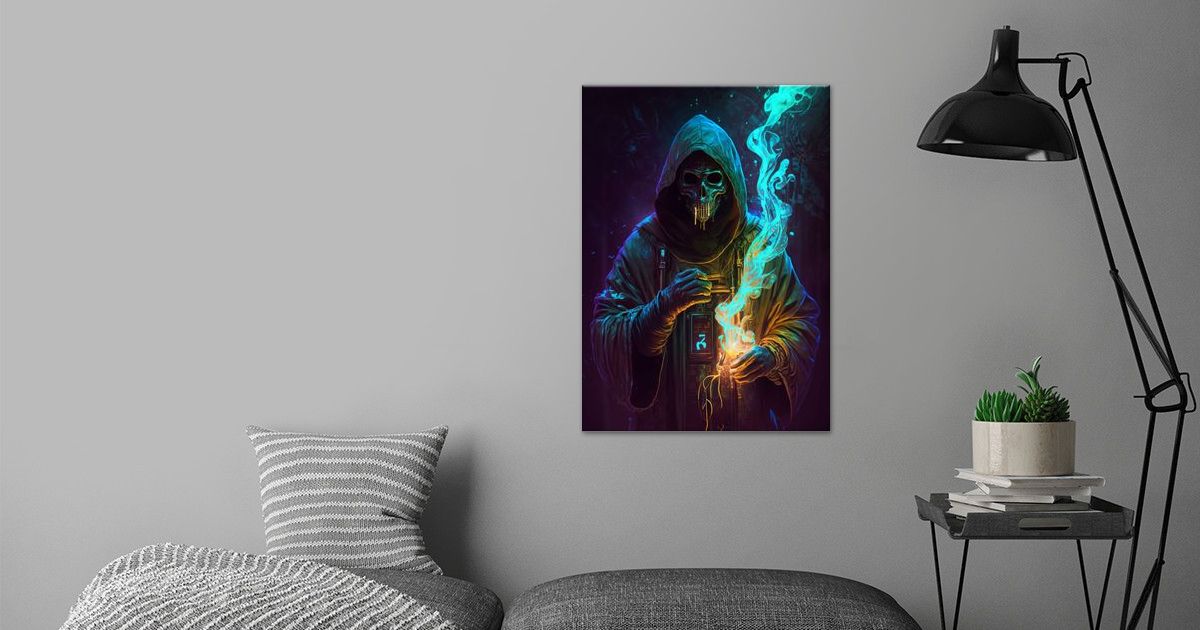 'The Cyberpunk Druid' Poster by Muntwalt | Displate