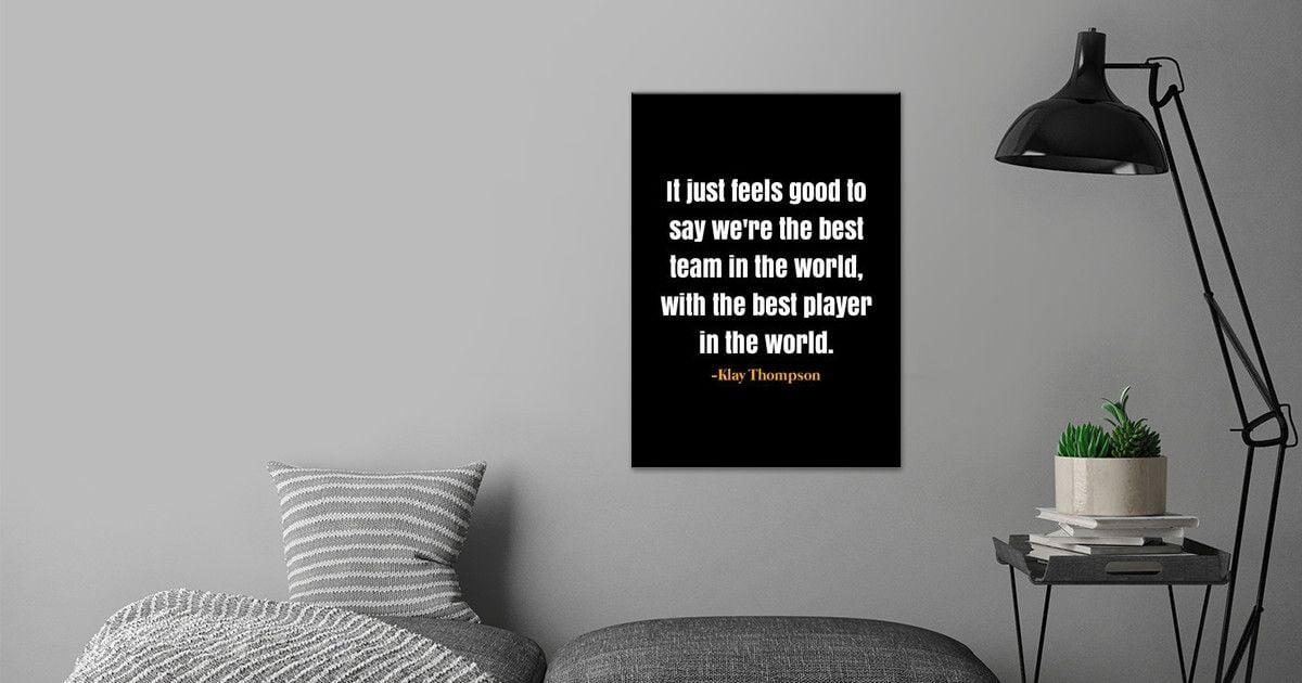 'Klay Thompson quote ' Poster by DIMS | Displate