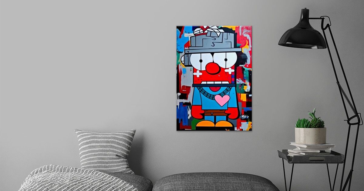 'Colorful Pop Art Icon' Poster by Steel Canvas Creations Displate