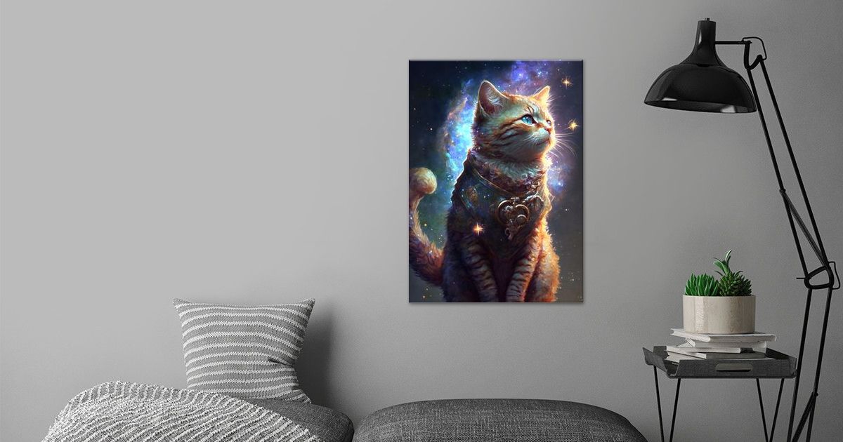 'Cat Watcher' Poster by Cat Coconut Galery | Displate