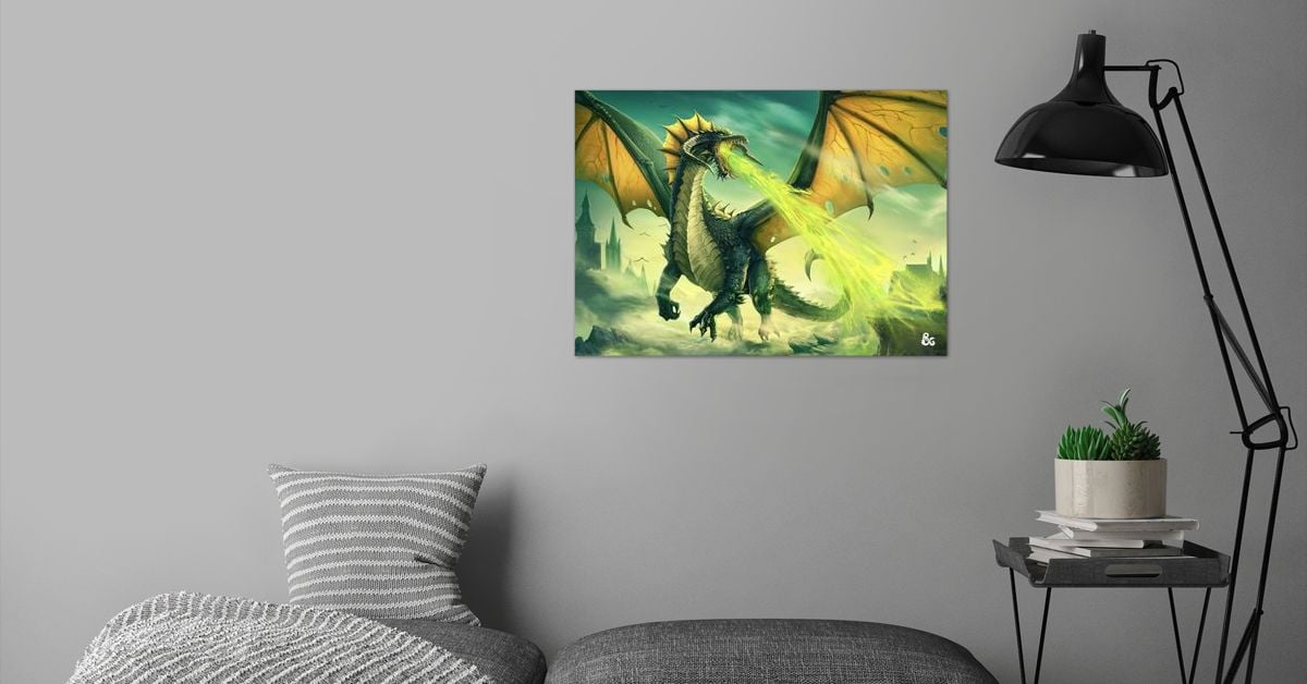 'Ancient Black Dragon' Poster by Dungeons and Dragons | Displate