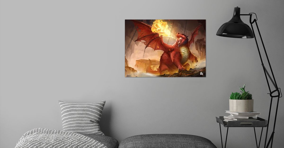 'Fire Breath' Poster by Dungeons and Dragons | Displate