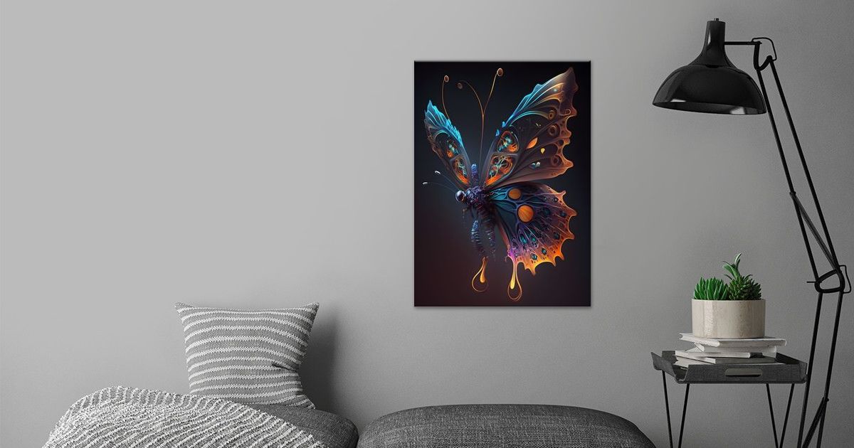 'Butterfly Dreamscape' Poster by Artyst Box | Displate