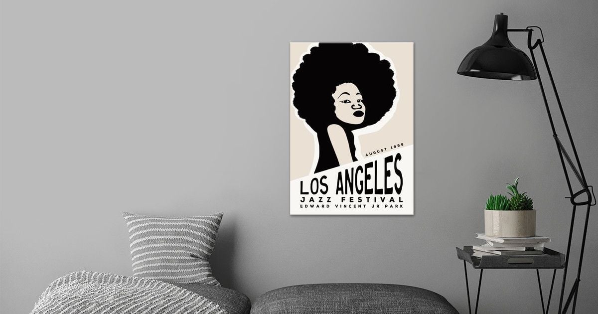'Los Angeles Jazz Festival' Poster by BluePinkPanther Displate