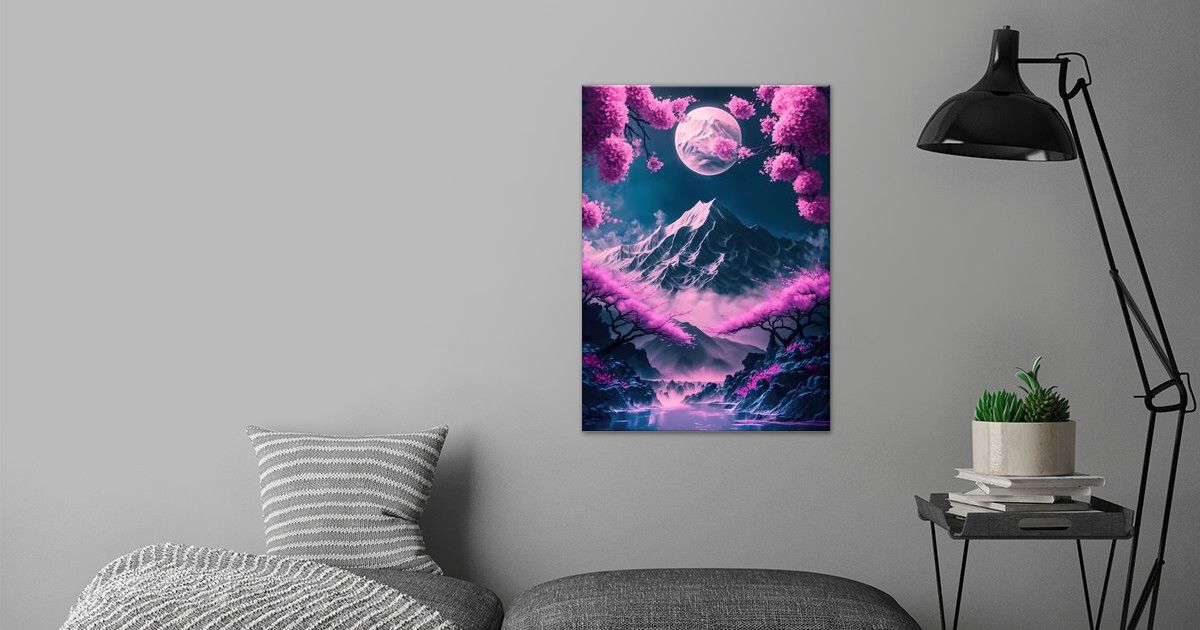 'Cherry Blossom Japan Art' Poster by Jay | Displate