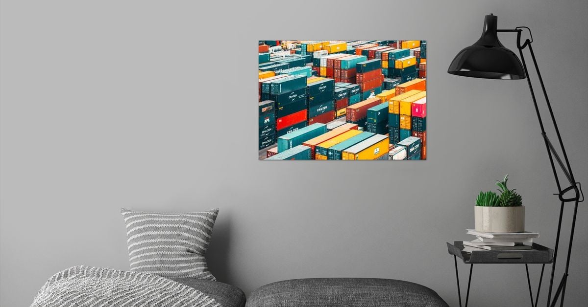 'Containers Everywhere 2' Poster by Dan Displate