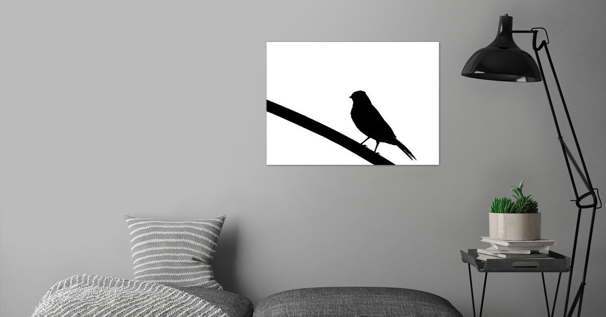 'Bird on branch' Poster by Martiniano Ferraz | Displate