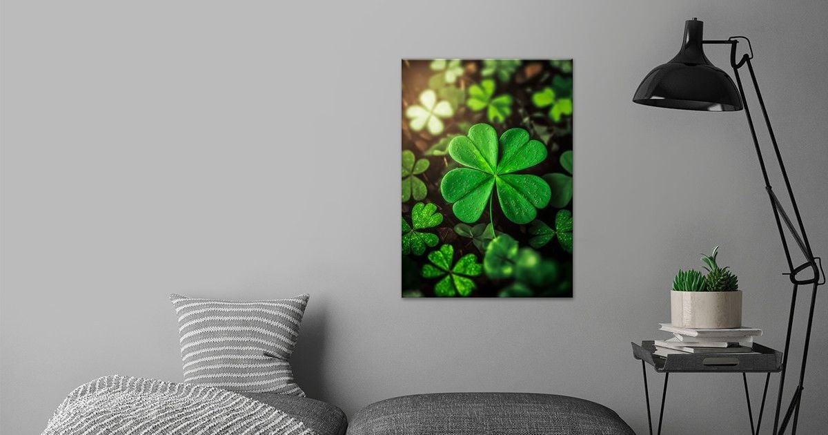 'Four Leaf Clover' Poster by Isla Daven | Displate