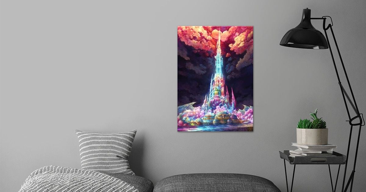 'crystarium Crystal Tower' Poster By Ashnoalice 