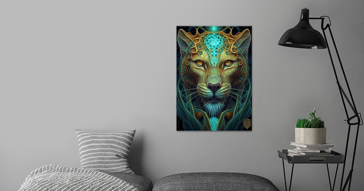 'Cougar Magic' Poster by Gusikowski Decor | Displate