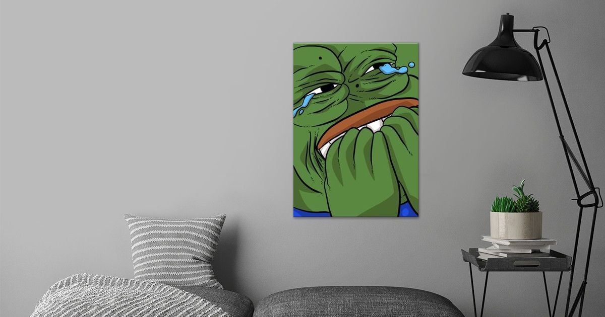 Laughing Pepe Poster By Hafis Ardiansyah Displate