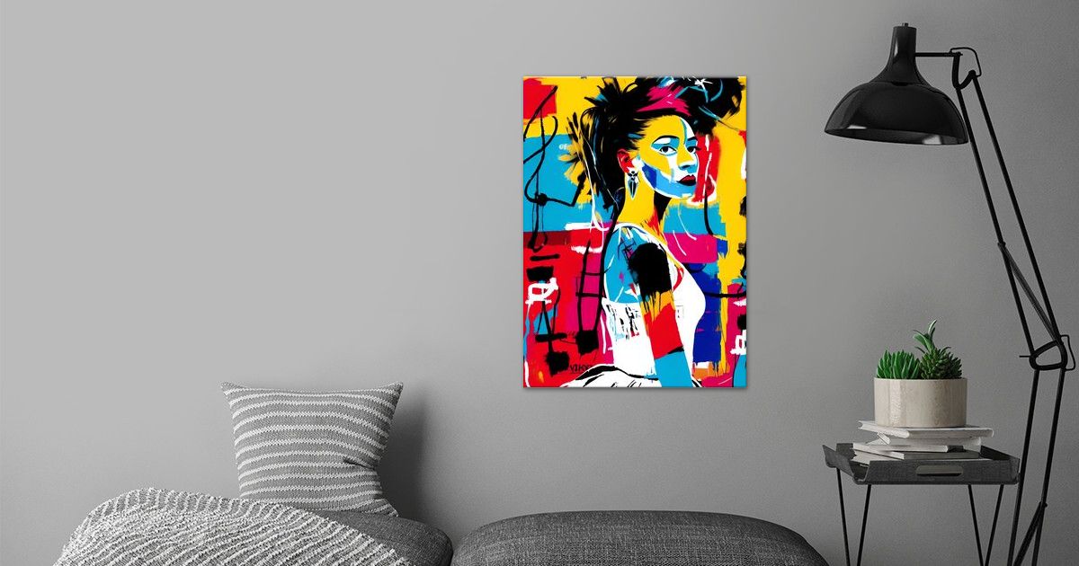 'Street Art Portrait' Poster by BluePinkPanther | Displate