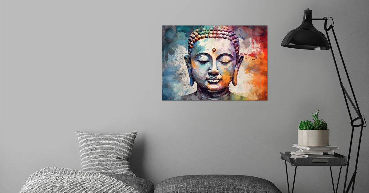 'Compassionate Buddha art' Poster by PRANIT BANSODE | Displate