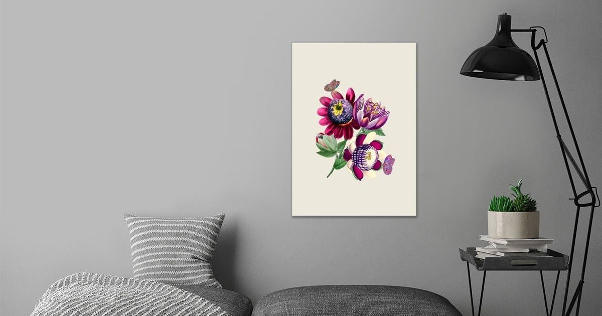 'Passiflora' Poster by Leticia Molinares | Displate