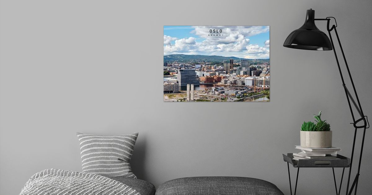 'Oslo ' Poster by Explore Universe | Displate