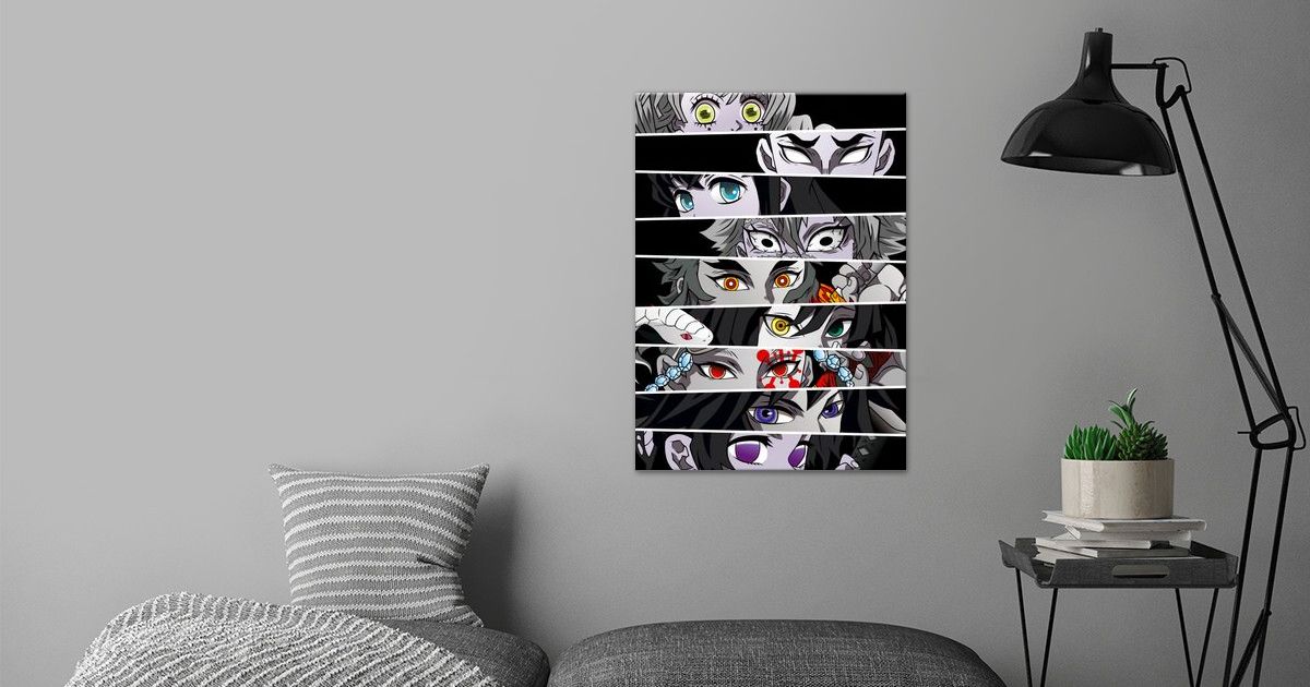 Demon Slayer Hashira Poster By Black Hole Art Displate