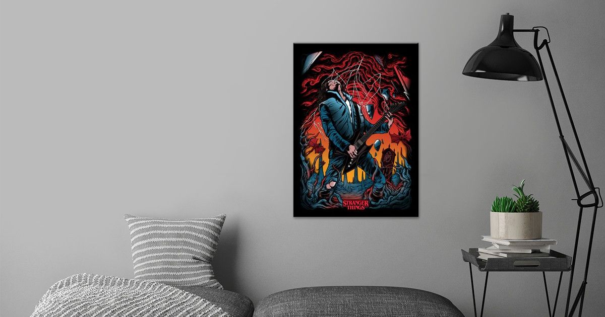 'Eddie Guitarist' Poster by Stranger Things Series | Displate