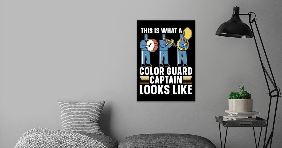 'Marching Band Captain' Poster by CrazySquirrel Displate