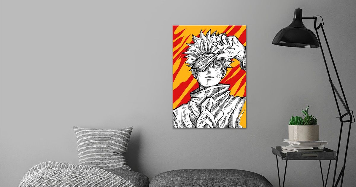 'Jujutsu Kaisen Gojo' Poster by Ucef Senpai | Displate