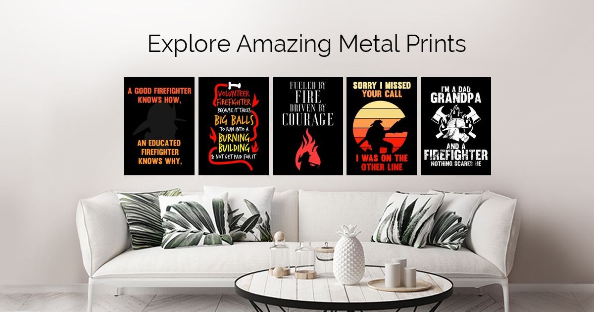 Firefighter Posters Art Set By Thespezialbrand Displate