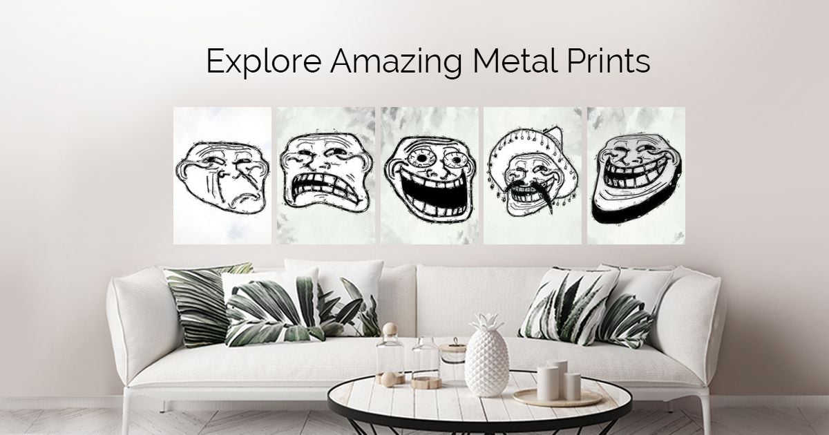 Troll Face Stickers, Unique Designs