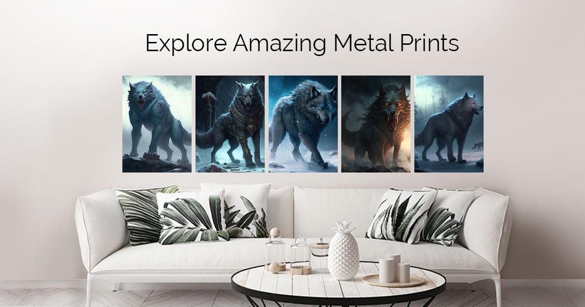 'Fenrir The Norse Wolf' Posters | Aron Sellers | Displate