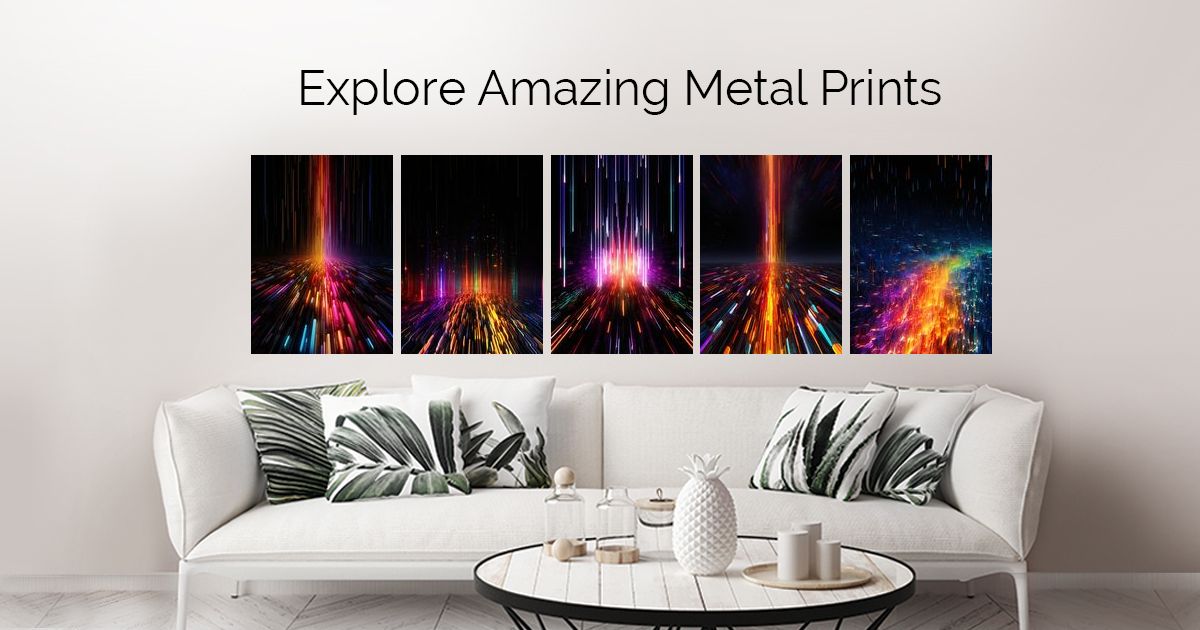 'Abstract Neon Color' Posters | Nathan Ponty | Displate